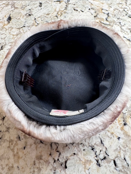 Rabbit Fur Hat w/ Original Box